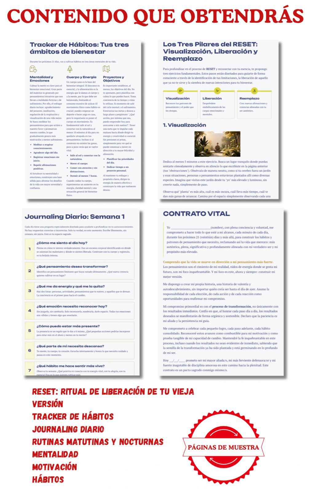 LA TRANSFORMACIÓN EN 21 DÍAS: cómo recuperar el control sobre tu vida